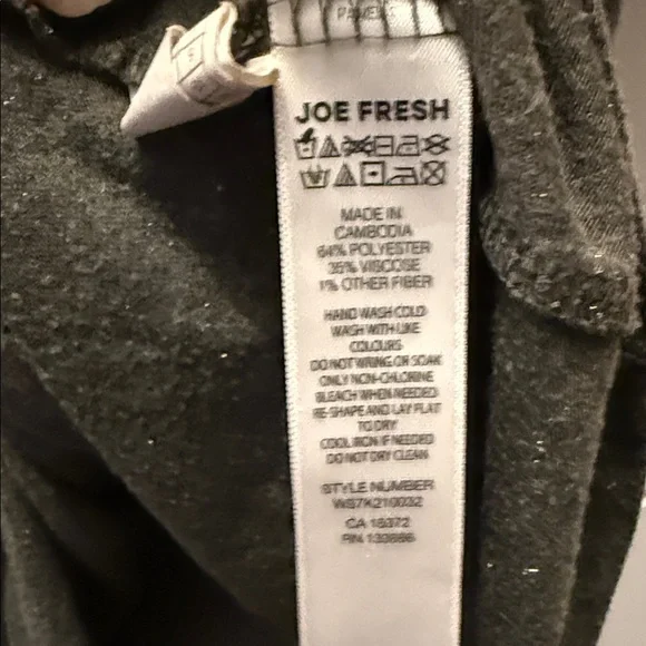 Joe Fresh Granite Gray Knot-Front Sleeveless Tank - Picture 4 of 4